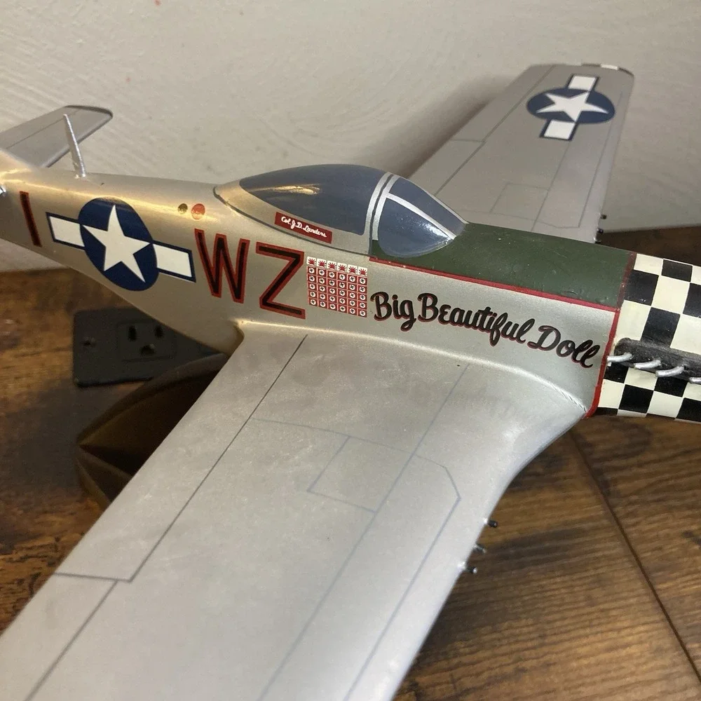 USAAF P-51D Mustang Big Beautiful Doll WWII Desk 1/32 Model Plane *See Details*‎